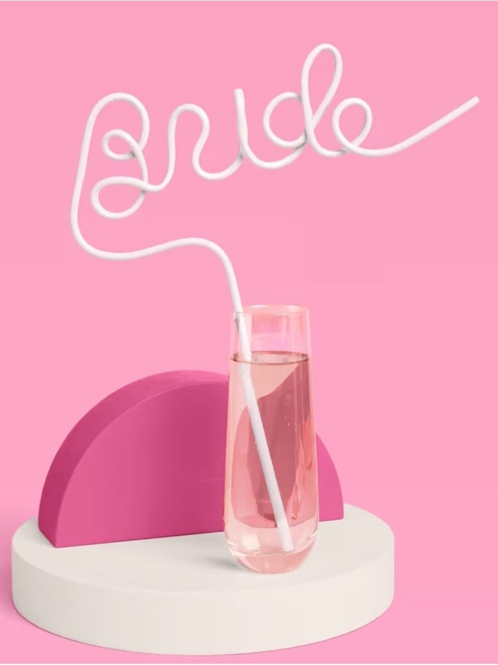Bride XL Straw for Bachelorette Party! NWT